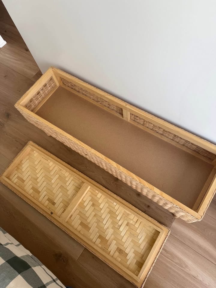 Lightly Used - IKEA TOLKNING storage bench - photo 3