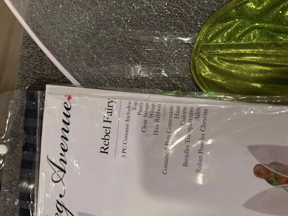 Tinker Bell costume full set with heels image indicator(9)