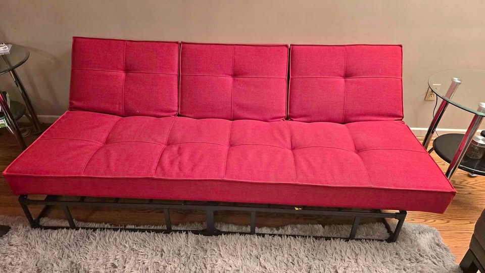 Red Futon Sofa