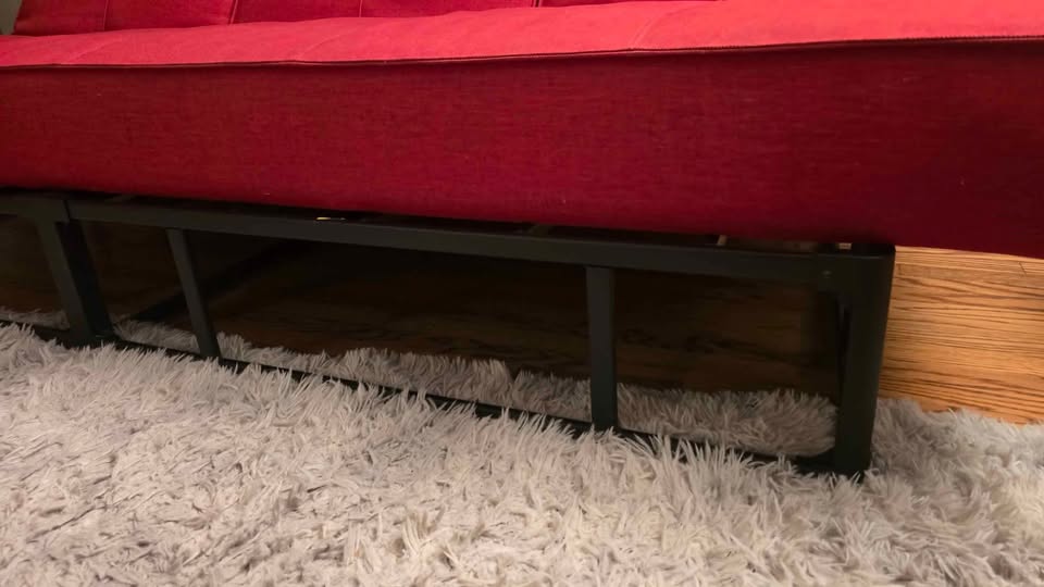 Red Futon Sofa - photo 5