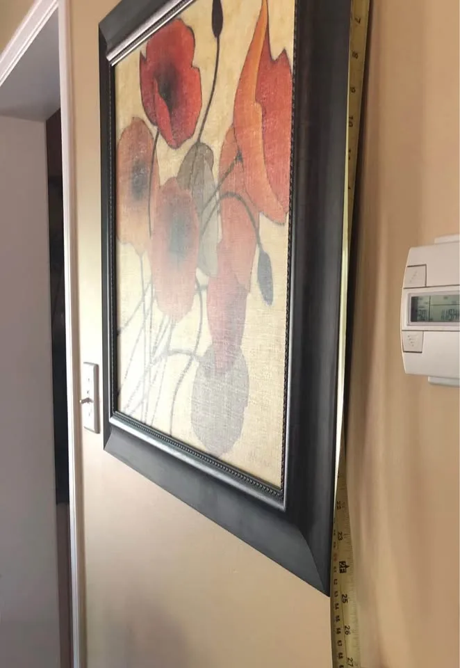 Pumpkin Poppies Framed Canvas by Shirley Novak image indicator(3)