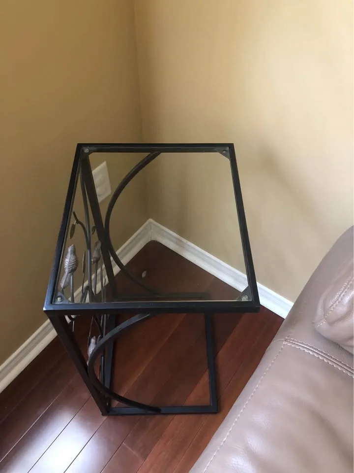 Pier 1 Sofa Tables (Glass/Iron) image indicator(3)