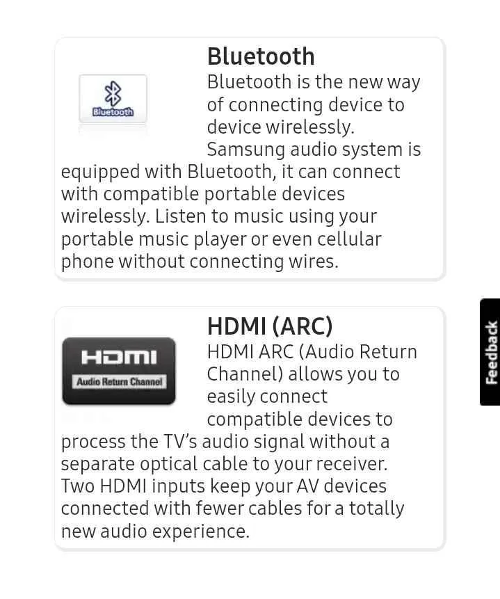 Powerful Samsung Sound Bar + Subwoofer image indicator(8)