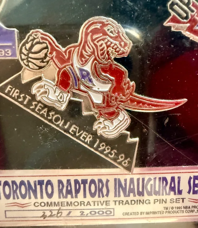 Toronto Raptors Inaugural Season Trading Pin Set image indicator(3)