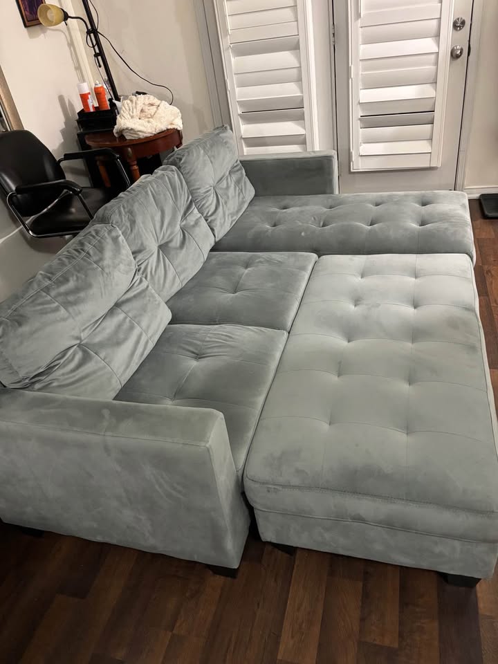 No storage. 3 pcs Sectional sofa bed for 2 - photo 3