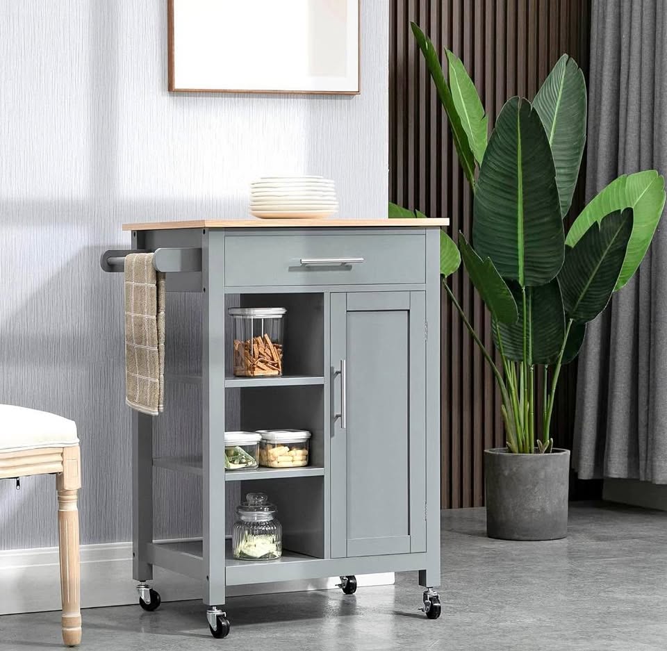 New Rolling Kitchen Island Cart