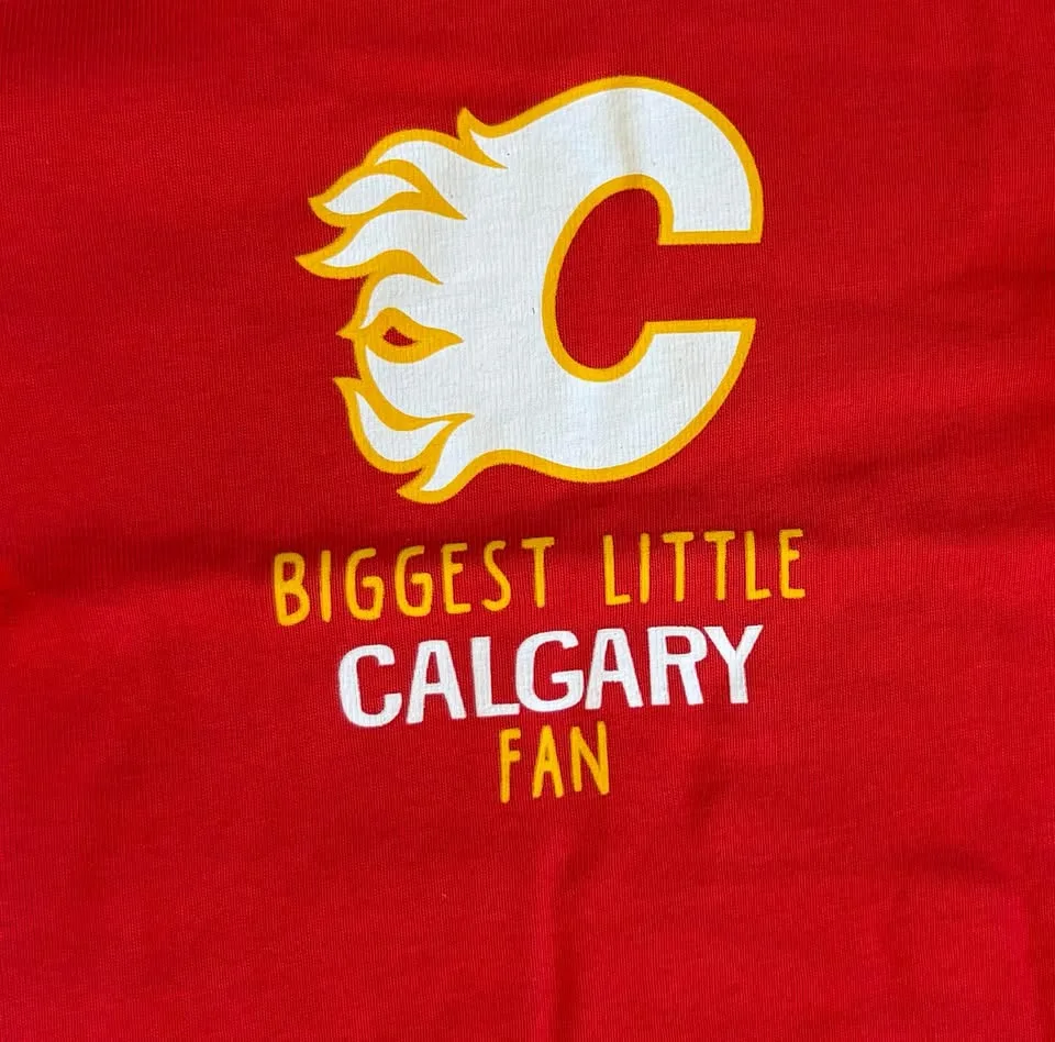 Calgary Flames Baby Onesie 24 Months *BNWT* image indicator(2)