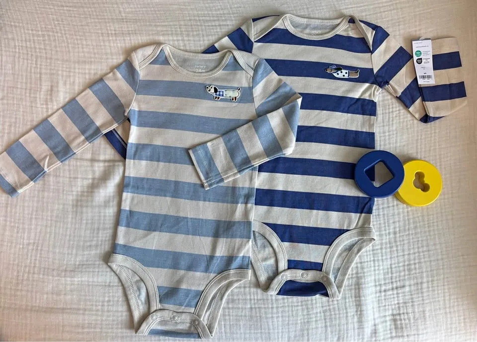 *BNWT* 24 Months Long Sleeved Onesies thumbnail