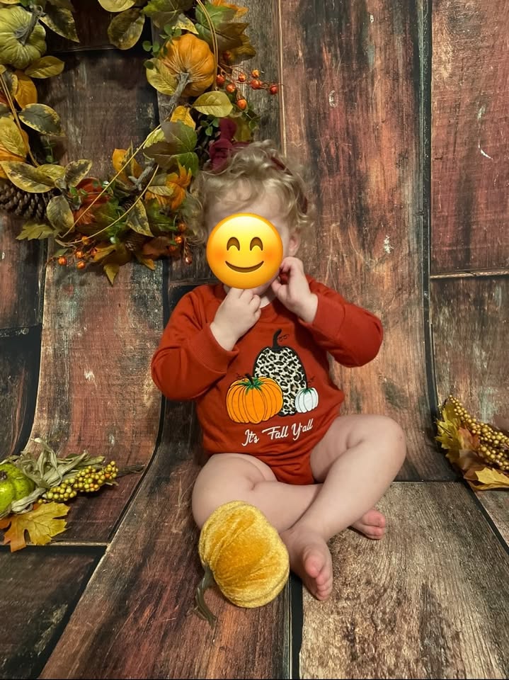 It's Fall Ya'll Romper Baby Girl 12-18 Months - photo 3