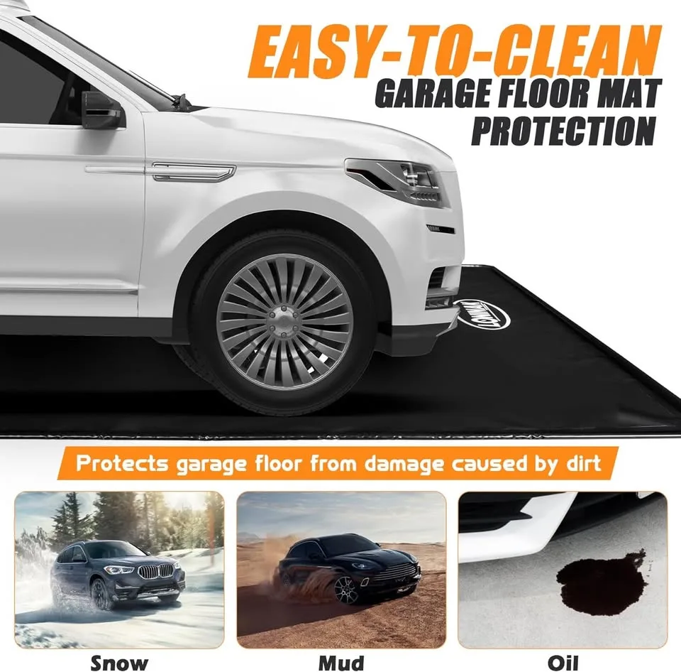 Loninak Garage Floor Mat 7'9 x 18' Containment Mat image indicator(7)