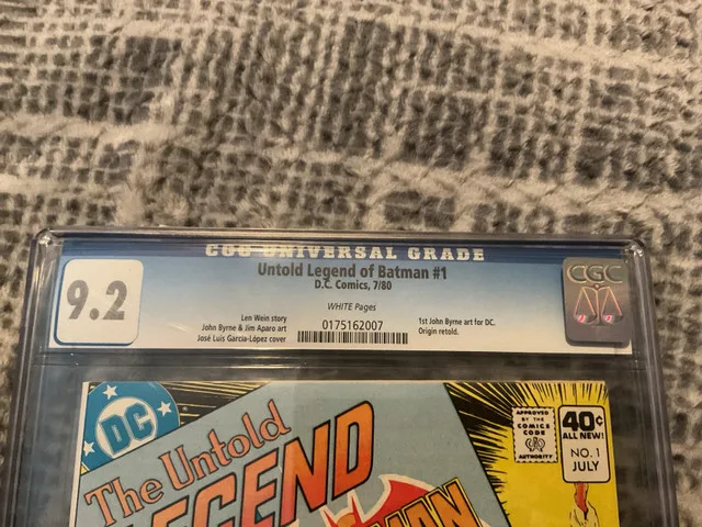 Untold Ledgend of the Batman #1 CGC 9.2 image indicator(3)