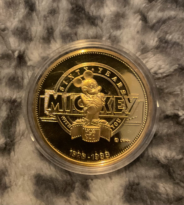 Mickey Mouse 60 Years With You coin