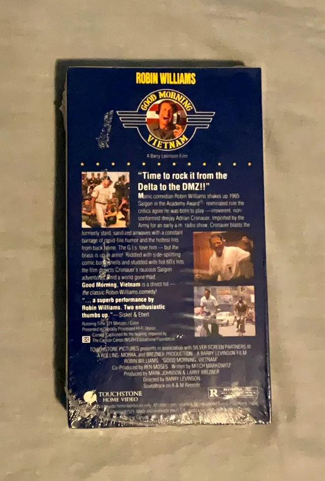 Robin Williams’s “Good Morning, Vietnam” Sealed VHS image indicator(2)
