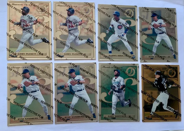 24 1996 Leaf Steel Baseball Trading Cards image indicator(2)