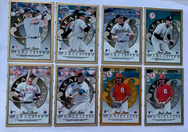 24 1996 Leaf Steel Baseball Trading Cards image indicator(5)