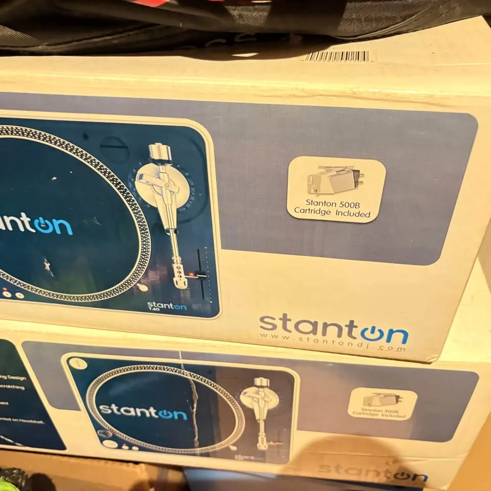 Stanton T-60 Turntables Numark M4 Mixer Seroto DJ image indicator(6)