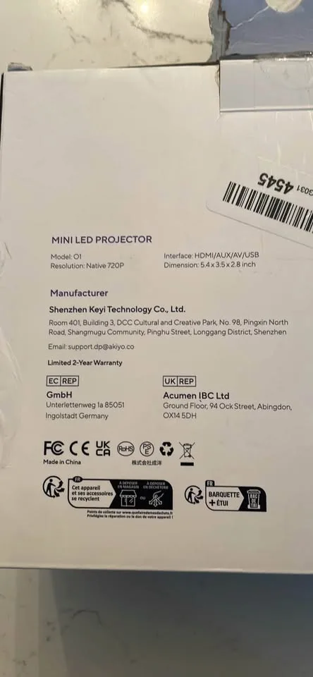 Mini LED PROJECTOR image indicator(2)