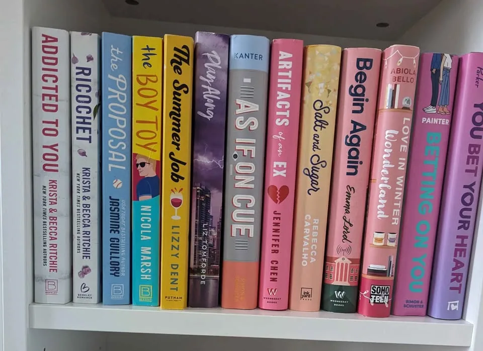 Huge romance book sale !! Lots of tiktok romcoms image indicator(3)