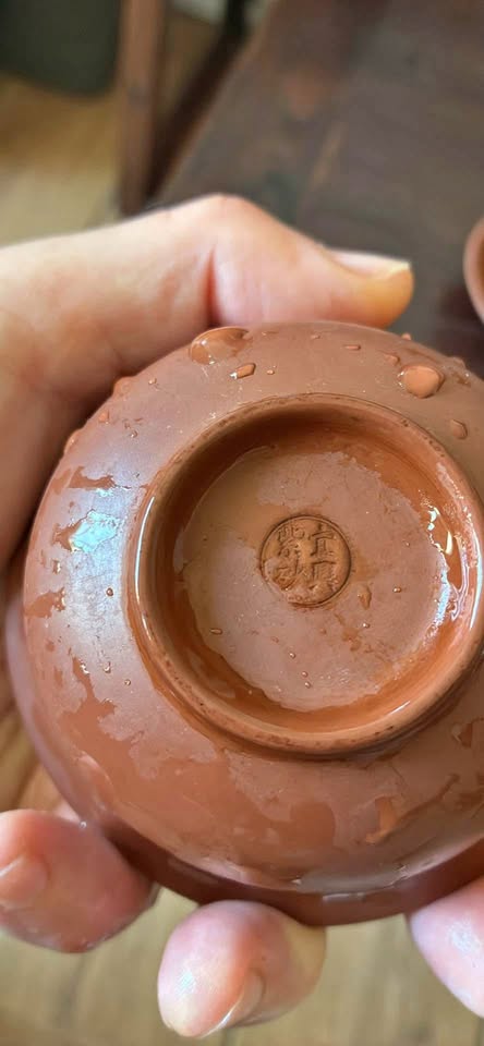 Chinese Zisha tea cup 紫砂盖碗
