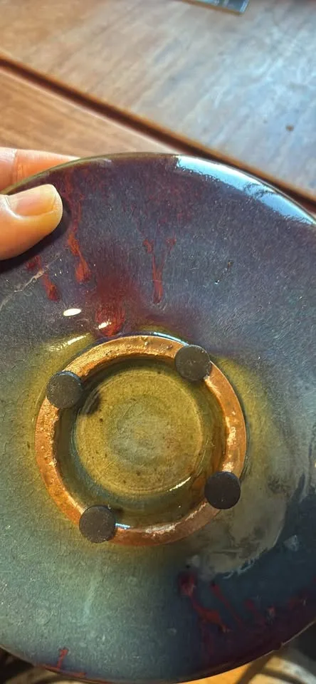 Beautiful Jun ware plate for tea pot 钧窑壶承 image indicator(2)