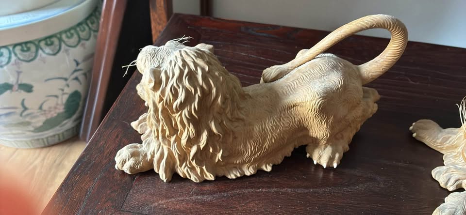 A pair of Chinese ceramic lion statue - photo 5