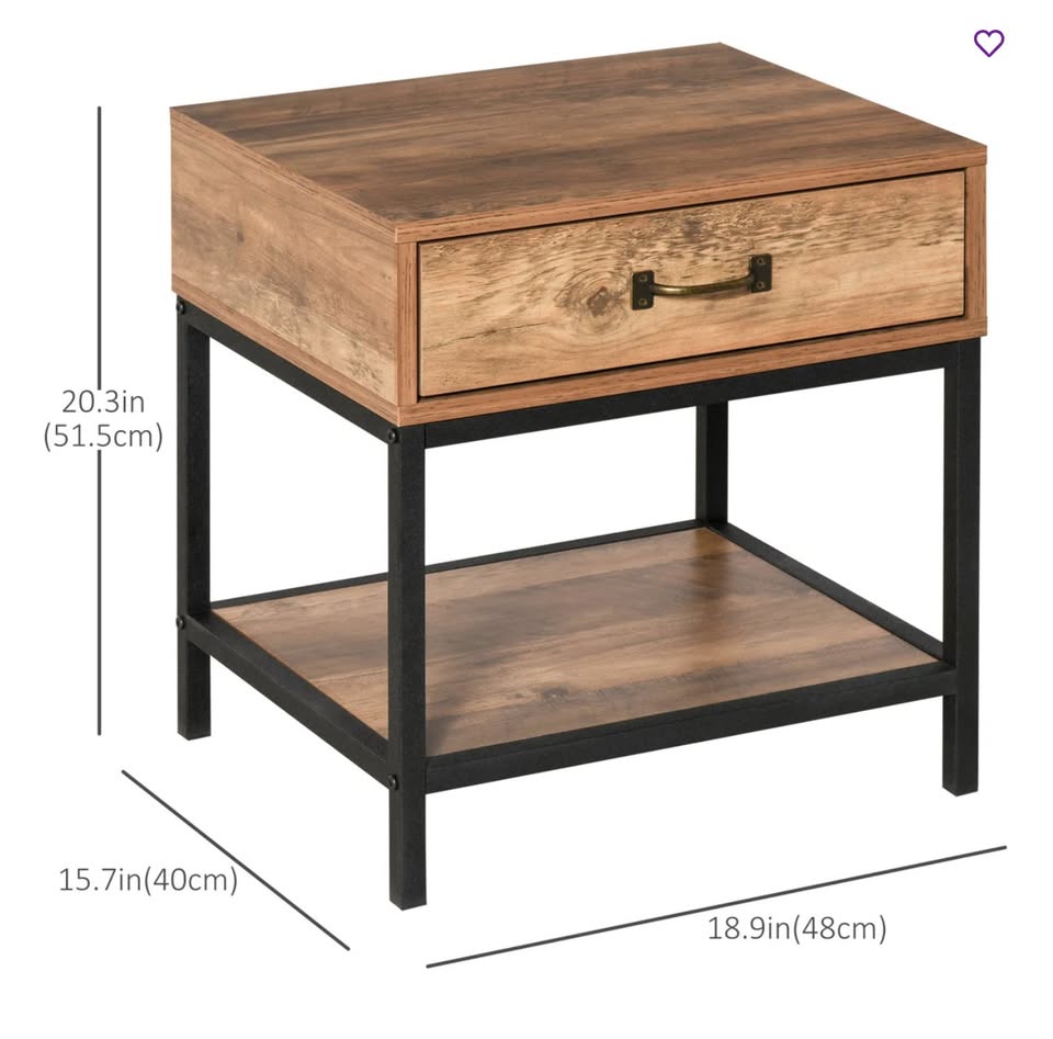 Nighstand Wayfair (One year of use, like new) - photo 2