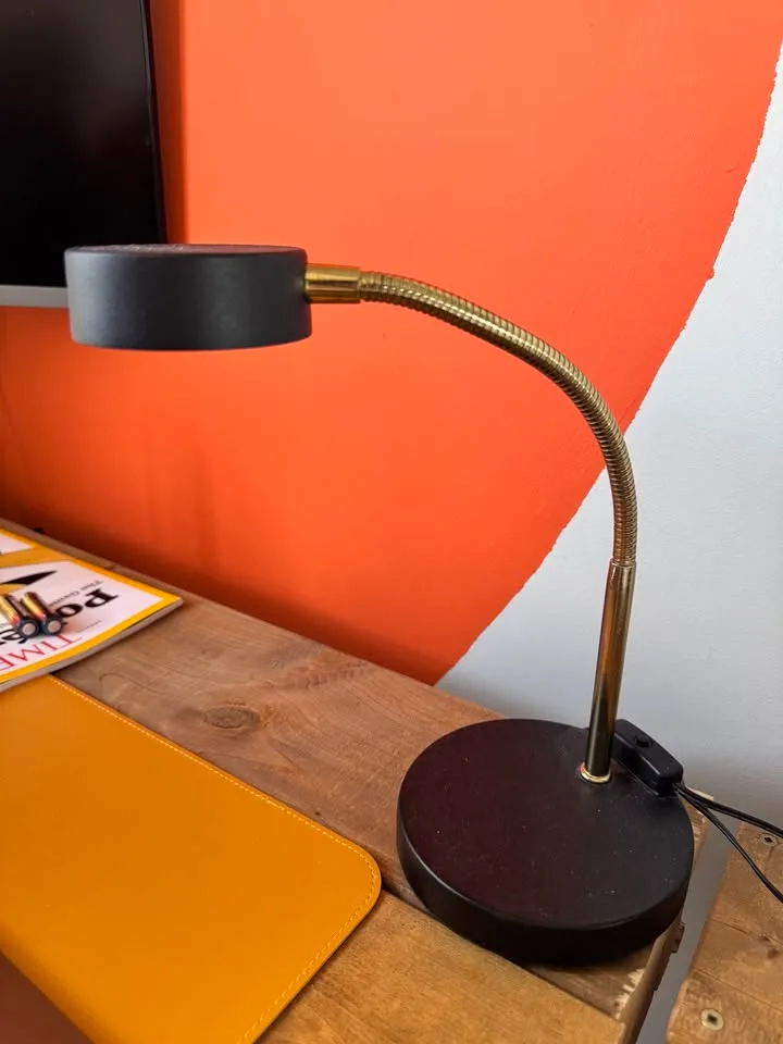 Vintage Mid Century Modern Gooseneck Desk Lamp image indicator(2)