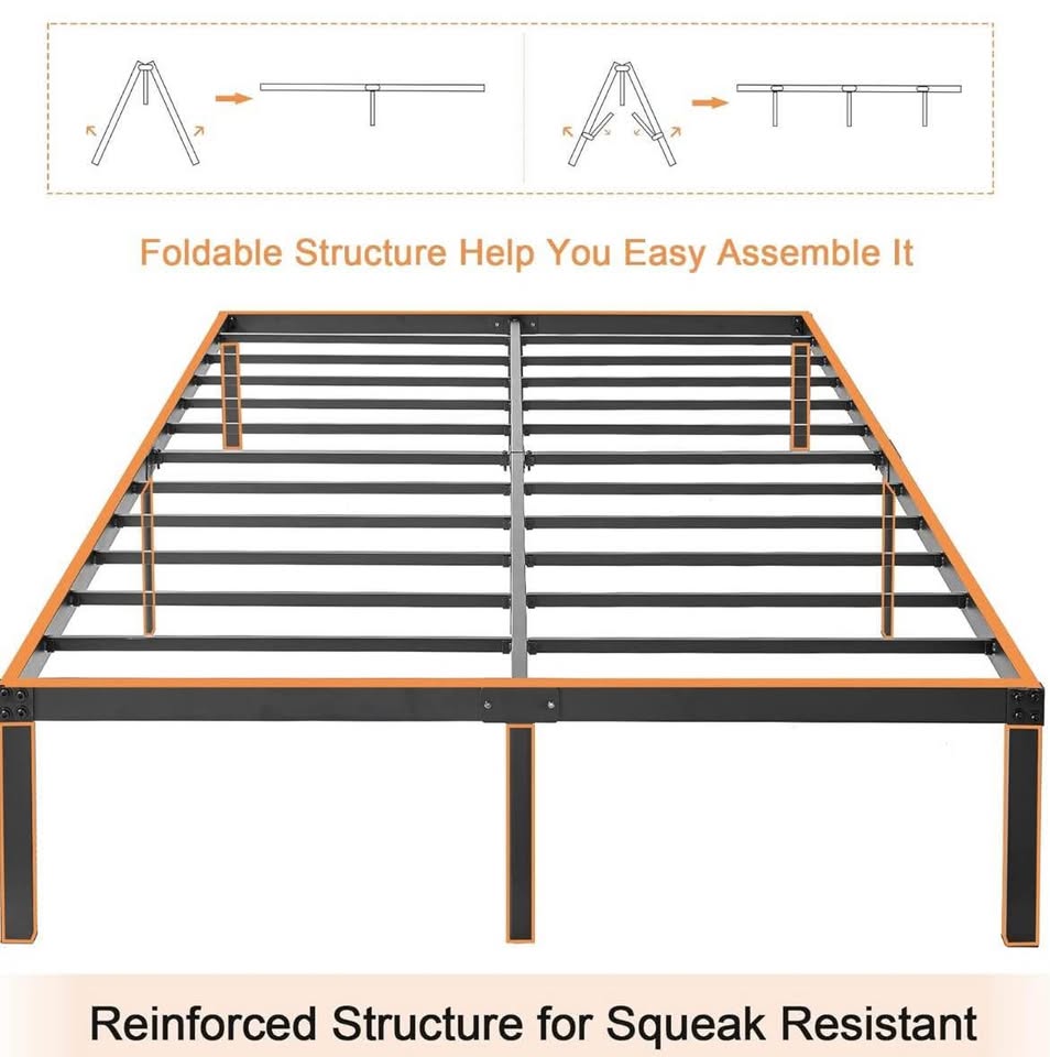 Queen Size bed frame 14” height - photo 4