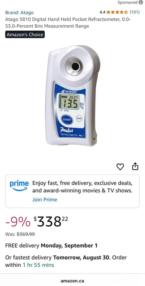 Hand/Pocket Refractometers (READ FULL AD) image indicator(7)