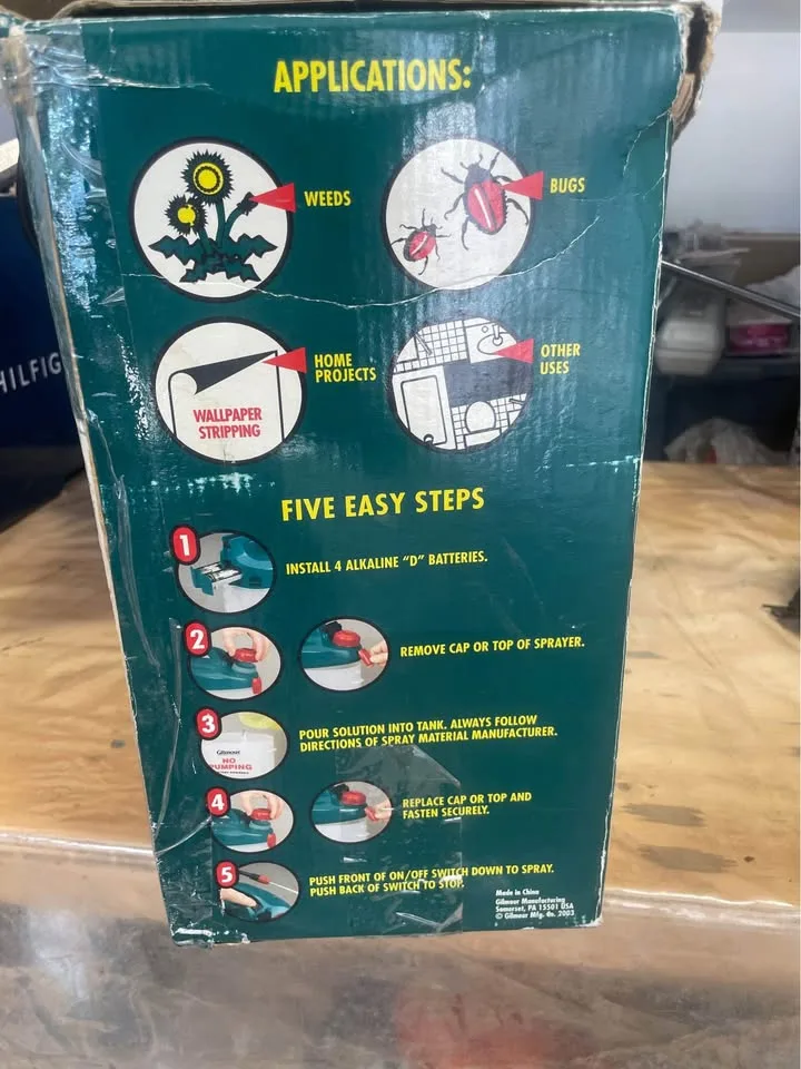 Gilmour 1 Gallon Battery Powered Sprayer image indicator(3)