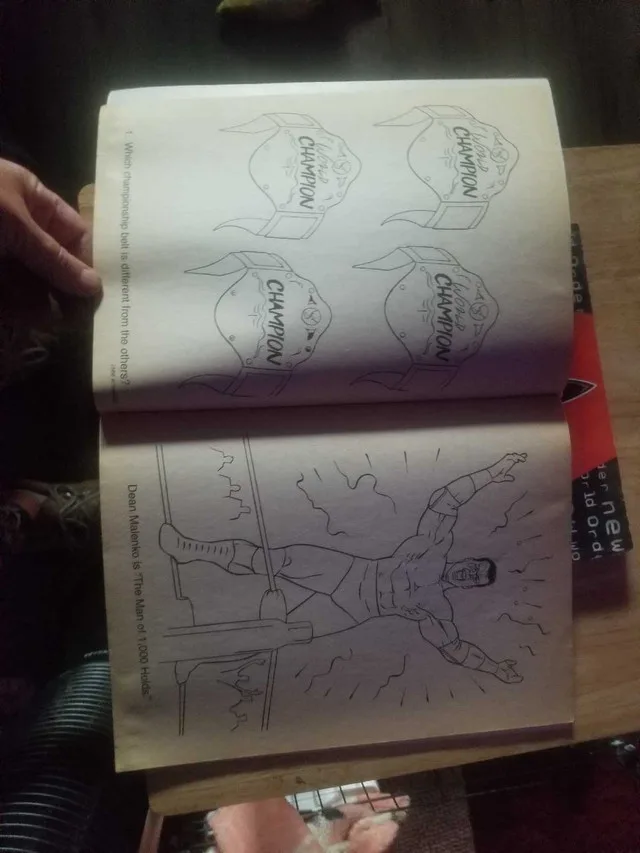 WCW Nitro Mania Colouring and Activity Book image indicator(3)