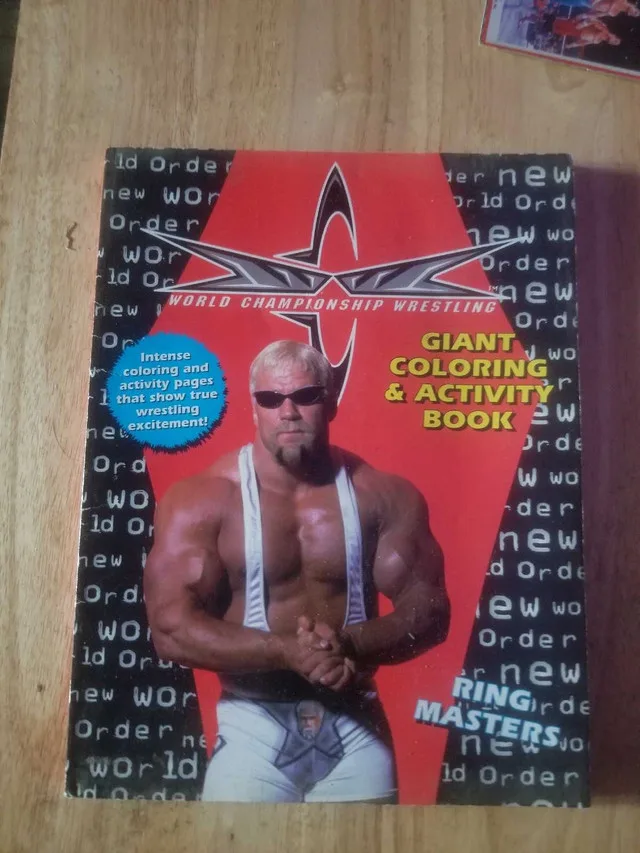 WCW Giant Colouring Book