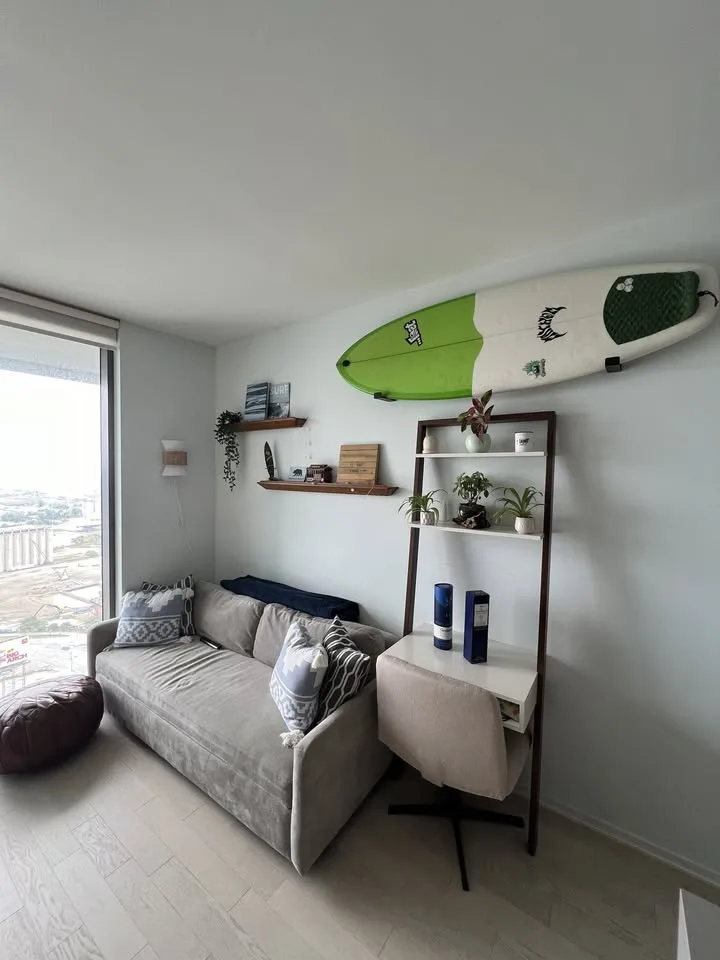 West Elm Ladder Shelf Storage Leaning Wall Desk image indicator(5)