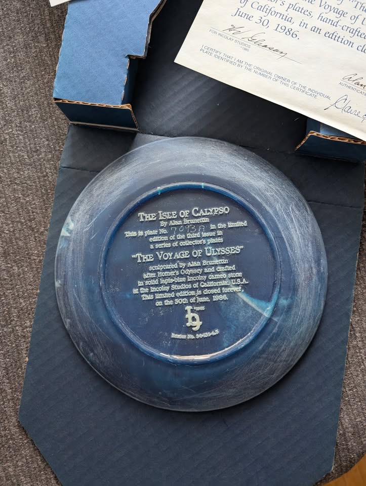 Vintage Collectible plate 'Isle of Calypso' - photo 3