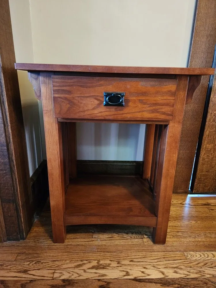 Mission Style One Drawer Entry Table 24"x18"x28.5 thumbnail