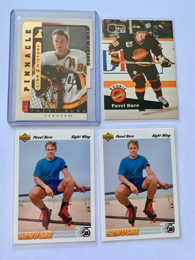 Pavel Bure Autographed Card + Rookie/Sub-set Cards thumbnail