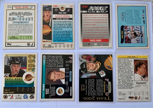 Pavel Bure Autographed Card + Rookie/Sub-set Cards image indicator(4)