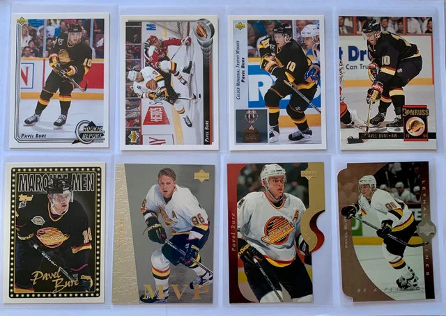Pavel Bure Autographed Card + Rookie/Sub-set Cards image indicator(5)