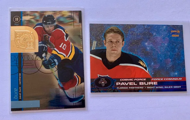 Pavel Bure Autographed Card + Rookie/Sub-set Cards image indicator(9)