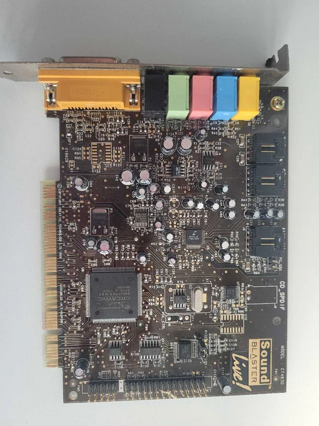Creative Sound Blaster Live! CT4830 PCI sound card