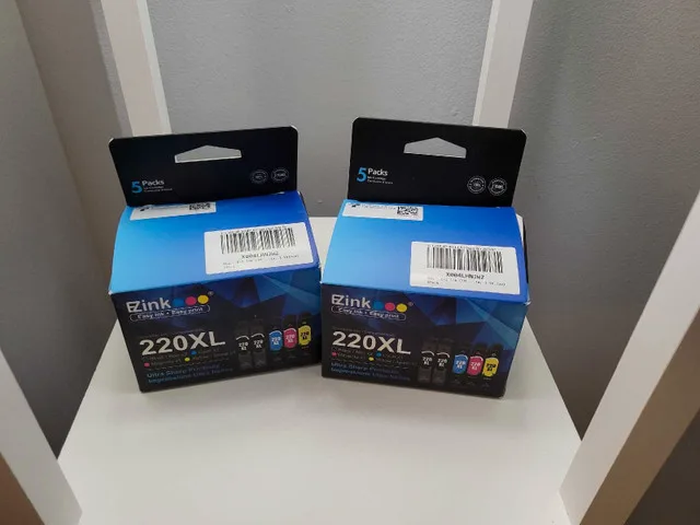 220XL Ink Cartridge 5- Pack for Epson Printers