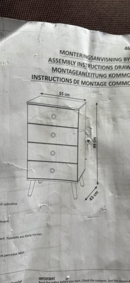 4 drawer Press open Cabinet - photo 3