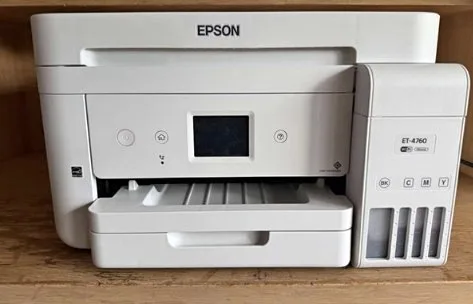 Epson printer model- ET 4760 + some ink thumbnail