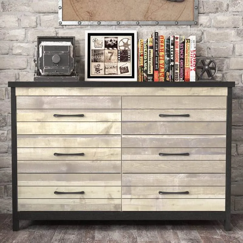 Allysyn 6 - Drawer Dresser | industrial oak image indicator(3)