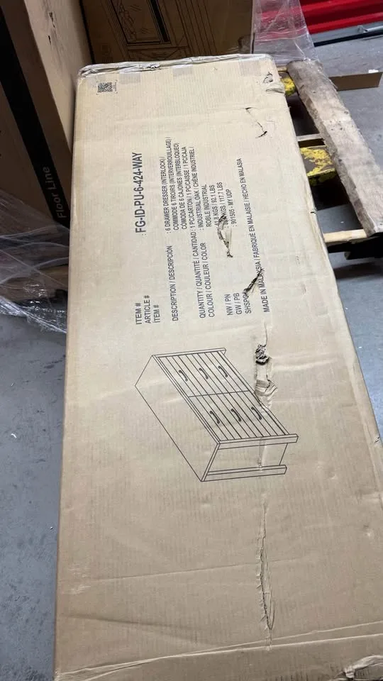 Allysyn 6 - Drawer Dresser | industrial oak image indicator(4)