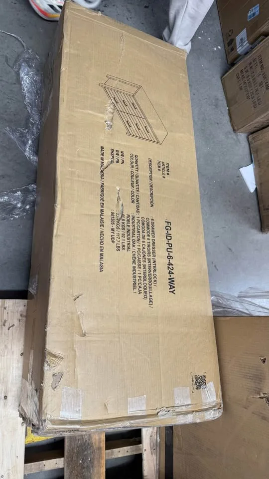 Allysyn 6 - Drawer Dresser | industrial oak image indicator(5)