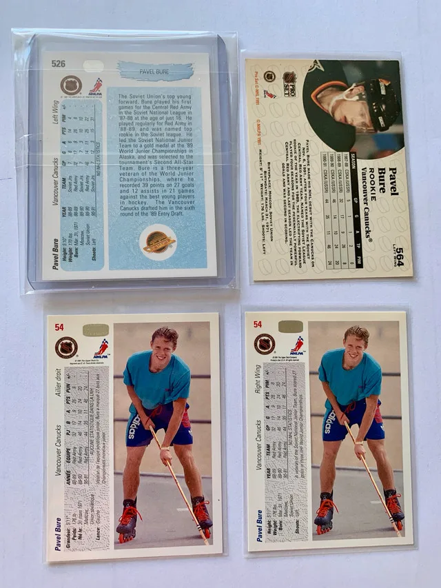Pavel Bure Rookie Cards and Assortment of Other Cards image indicator(2)