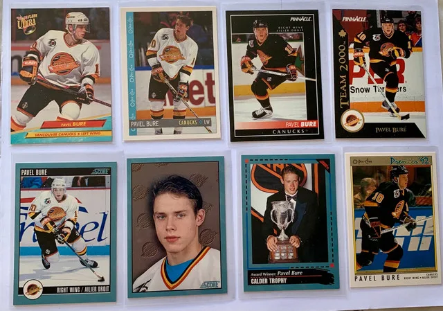Pavel Bure Rookie Cards and Assortment of Other Cards image indicator(3)