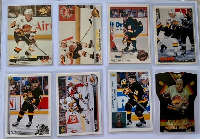 Pavel Bure Rookie Cards and Assortment of Other Cards image indicator(5)