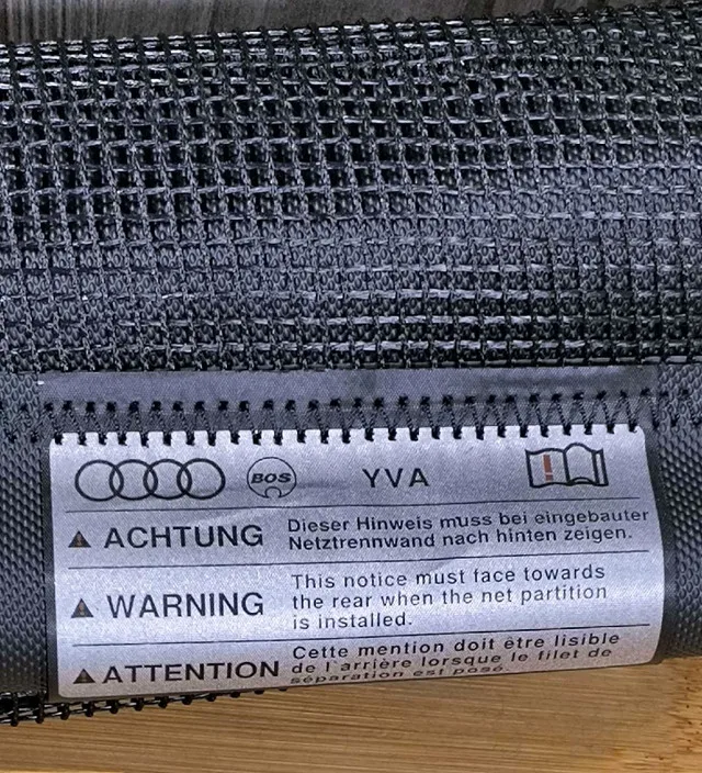 Audi Q5 Cargo/Pet Partition Cover ~NEW image indicator(5)